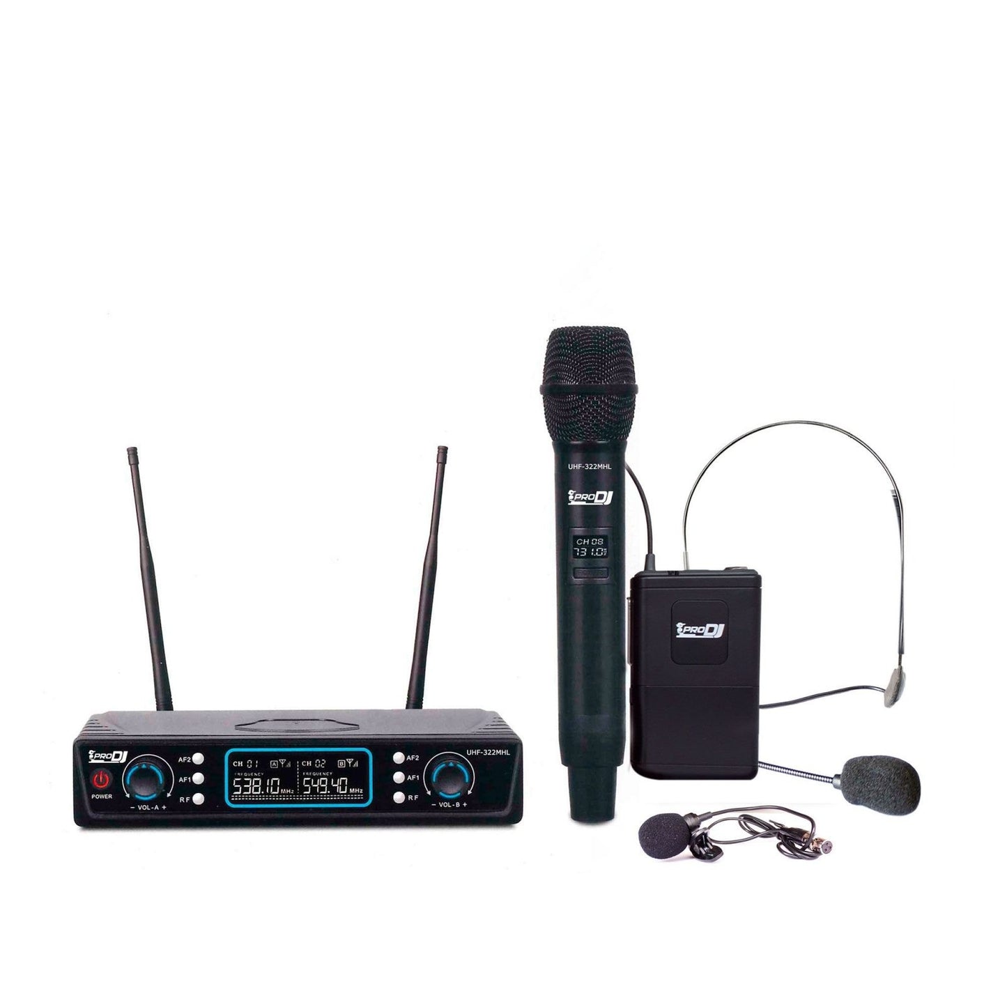 Micrófono prodj UHF322MHL