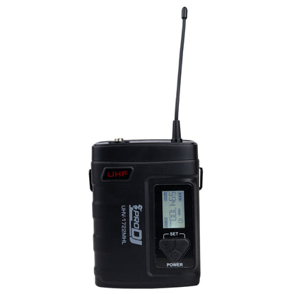 PRO DJ UHV1722MHL MICROFONO INALAMBRICO MANO-DIADEMA