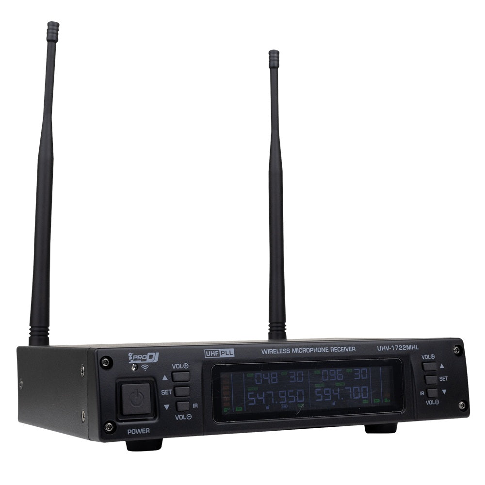 PRO DJ UHV1722MHL MICROFONO INALAMBRICO MANO-DIADEMA