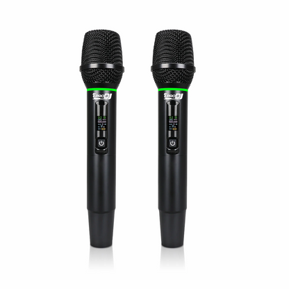 PRO DJ UHV922M MICROFONO DOBLE INALAMBRICO DE LARGO ALCANCE 150M