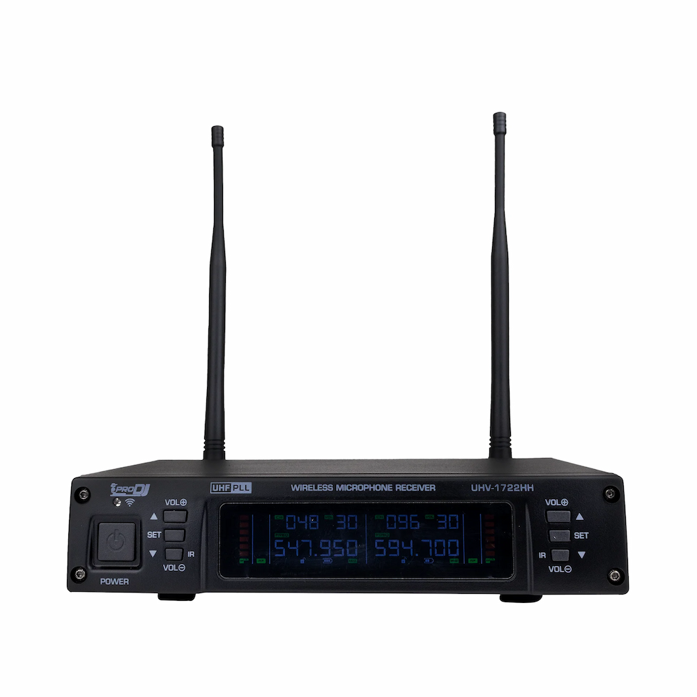 PRO DJ UHV1722HH MICROFONO INALAMBRICO DOBLE DIADEMA