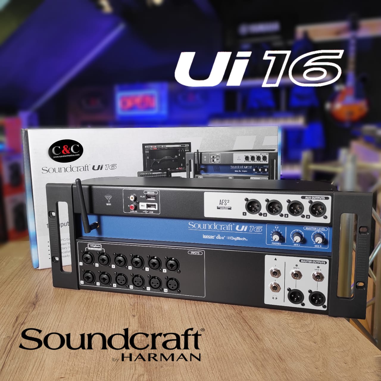 SOUNDCRAFT UI16 CONSOLA DIGITAL 16 CANALES