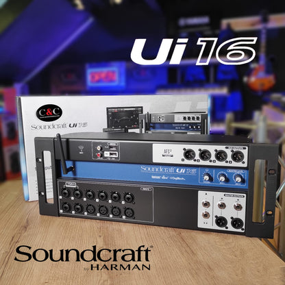 SOUNDCRAFT UI16 CONSOLA DIGITAL 16 CANALES