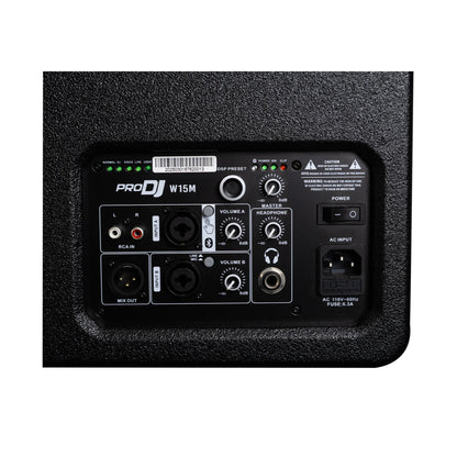 PRO DJ W15M MONITOR DE PISO DE 15”