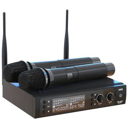 AKG WP-300 DUAL MICROFONO DOBLE DE MANO INALAMBRICO