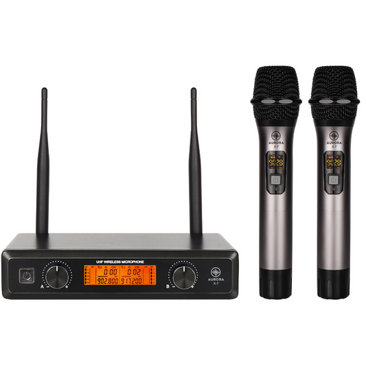 AURORA AVX X-7 MICROFONO INALAMBRICO DOBLE
