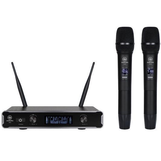 AURORA AVX X3 MICROFONO DOBLE INALAMBRICO