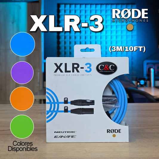 RODE XLR-3 CABLE PREMIUN XLR