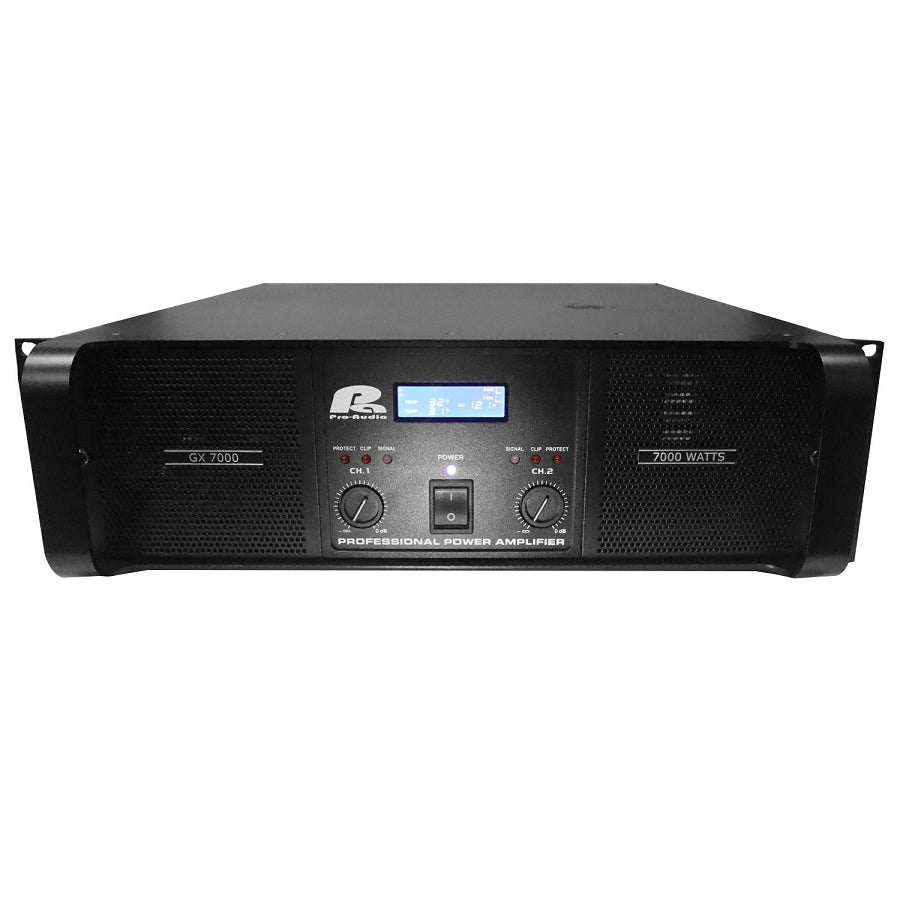 Amplificador de Sonido Pa Pro Audio 7200w GX7000