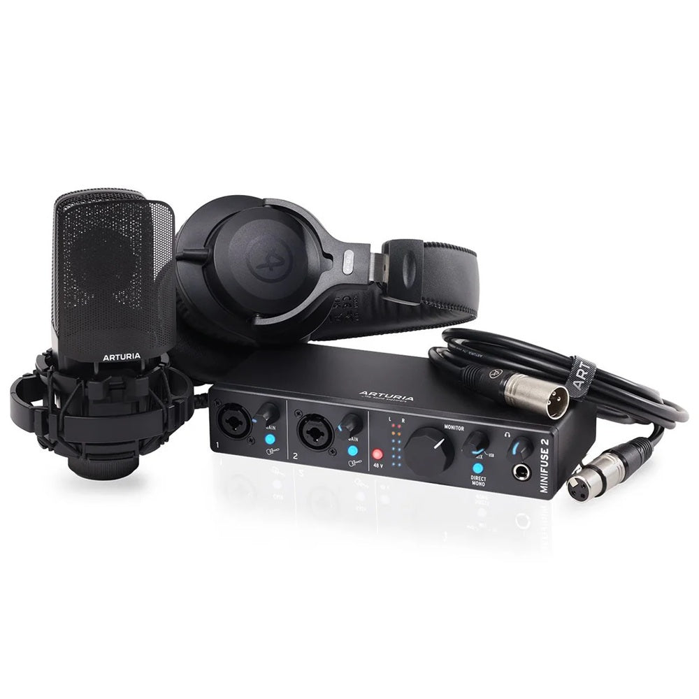 ARTURIA MINIFUSE NEGRO COMBO DE GRABACION