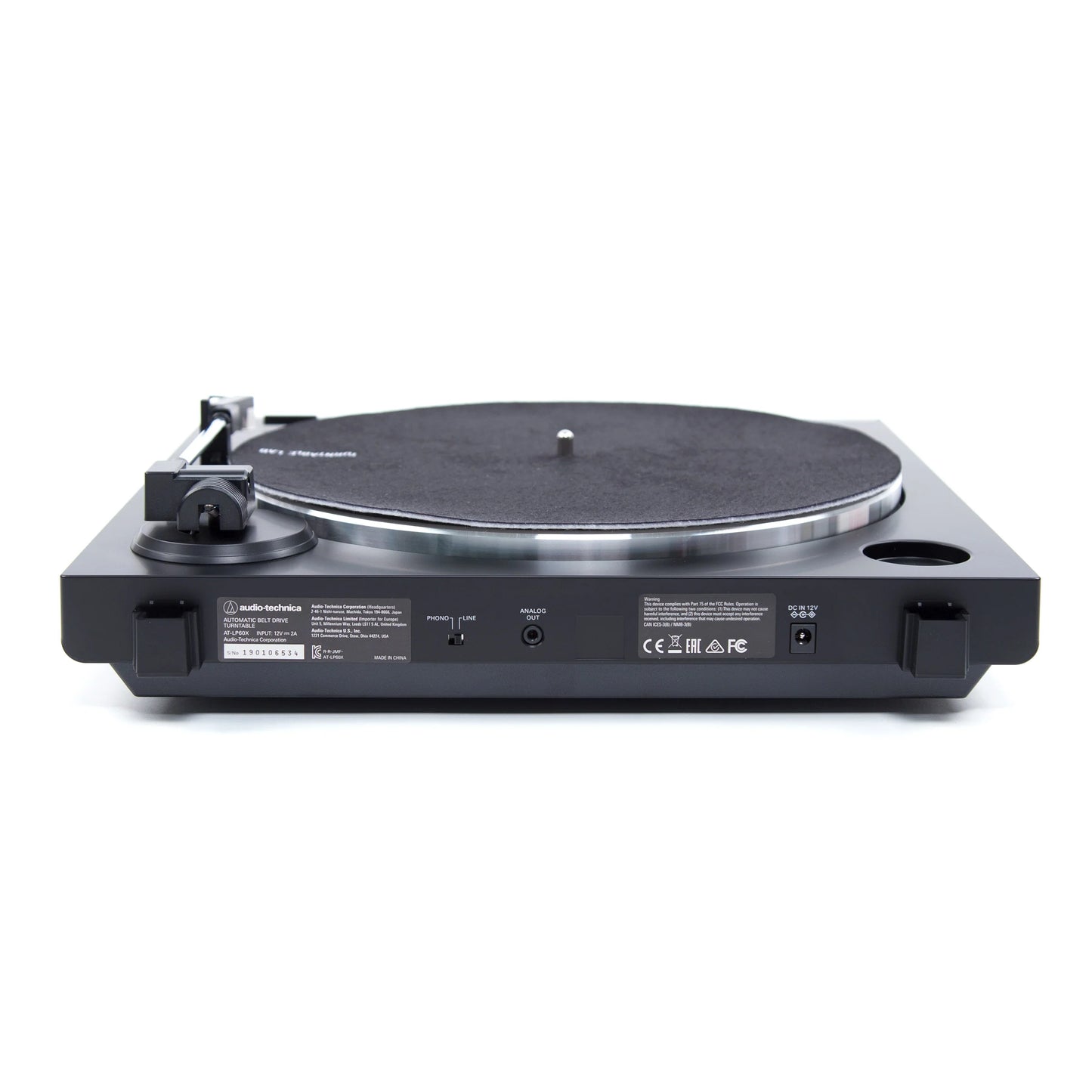 AUDIOTECHNICA ATLP60X-BW TORNAMESA AUTOMATICO MARRON-NEGRO