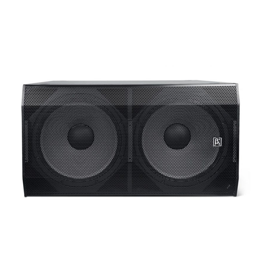 BETA 3 TW218BA BAJO ACTIVO DOBLE DE 18 PULGADAS