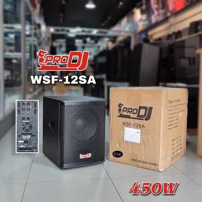 PRO DJ WSF12SA BAJO ACTIVO DE 12''