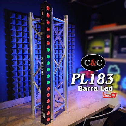 PRO DJ LIGHTING PL183 WASHER BARRA LED