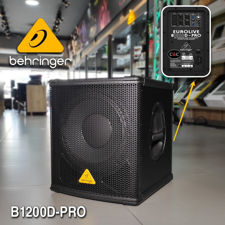 BEHRINGER B1200D-PRO BAJO ACTIVO DE 12 PULGADAS