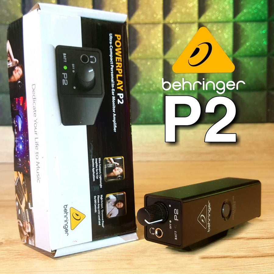 BEHRINGER POWERPLAY P2 AMPLIFICADOR PERSONAL PARA MONITOREO