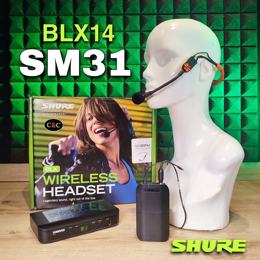 SHURE BLX14/SM31 MICROFONO INALAMBRICO DE DIADEMA
