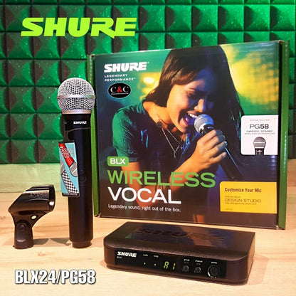 SHURE BLX24/PG58 MICROFONO INALAMBRICO