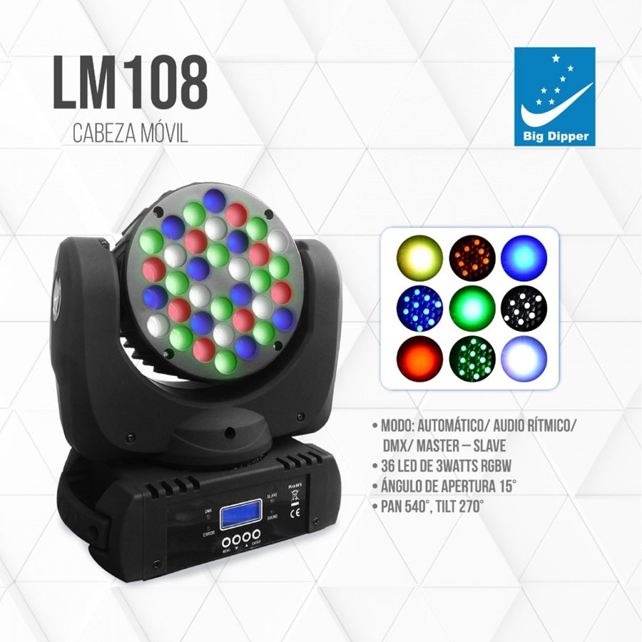 BIG DIPPER LM108 CABEZA ROBOTICA