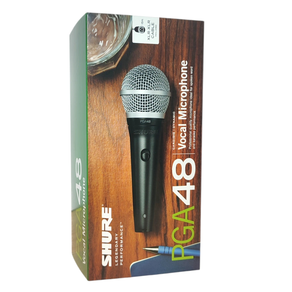 caja microfono shure pga48xlr 