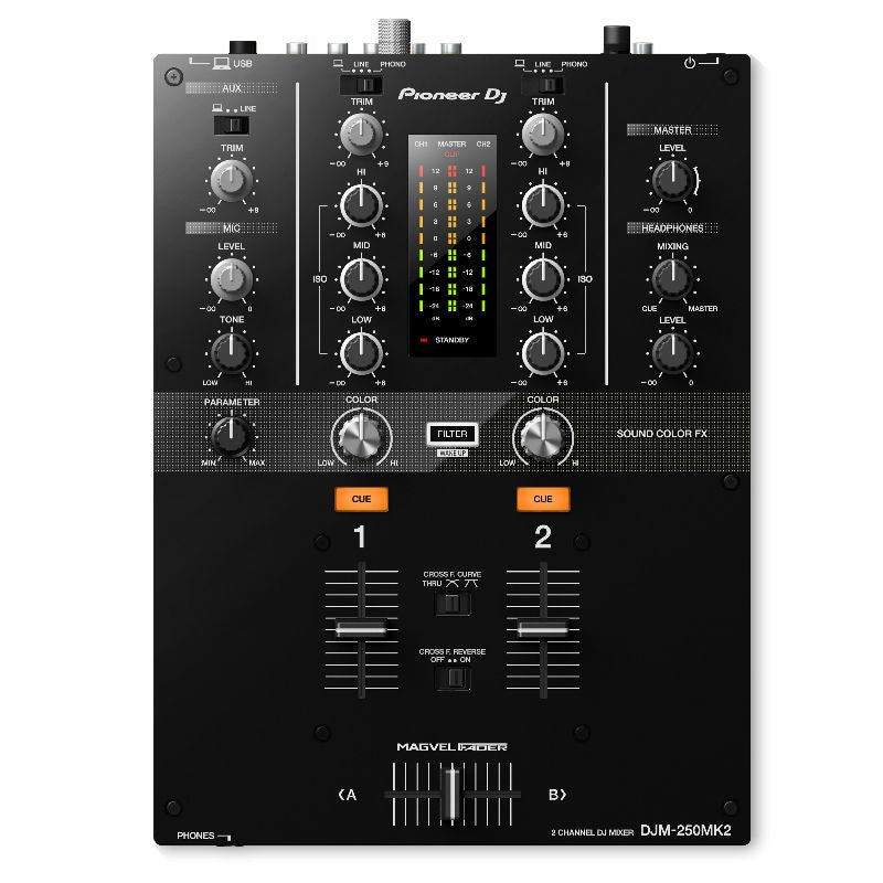 PIONEER DJM250MK2 MIXER DE DOS CANALES