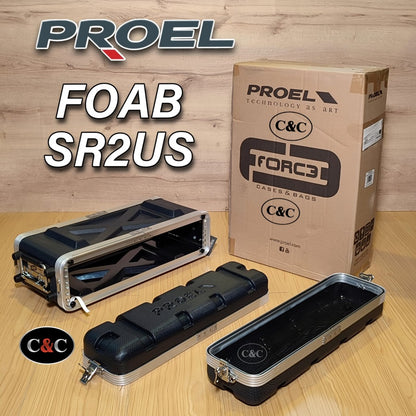 PROEL FOABSR2US RACK DE TRANSPORTE DE 2 UNIDADES