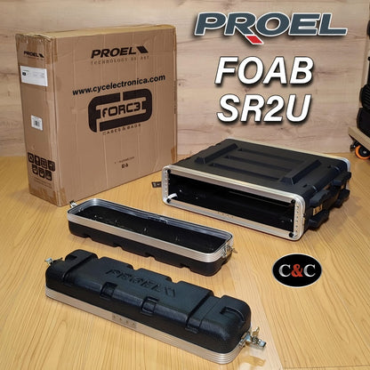 PROEL FOABSR2U RACK DE TRANSPORTE  DE 2 UNIDADES