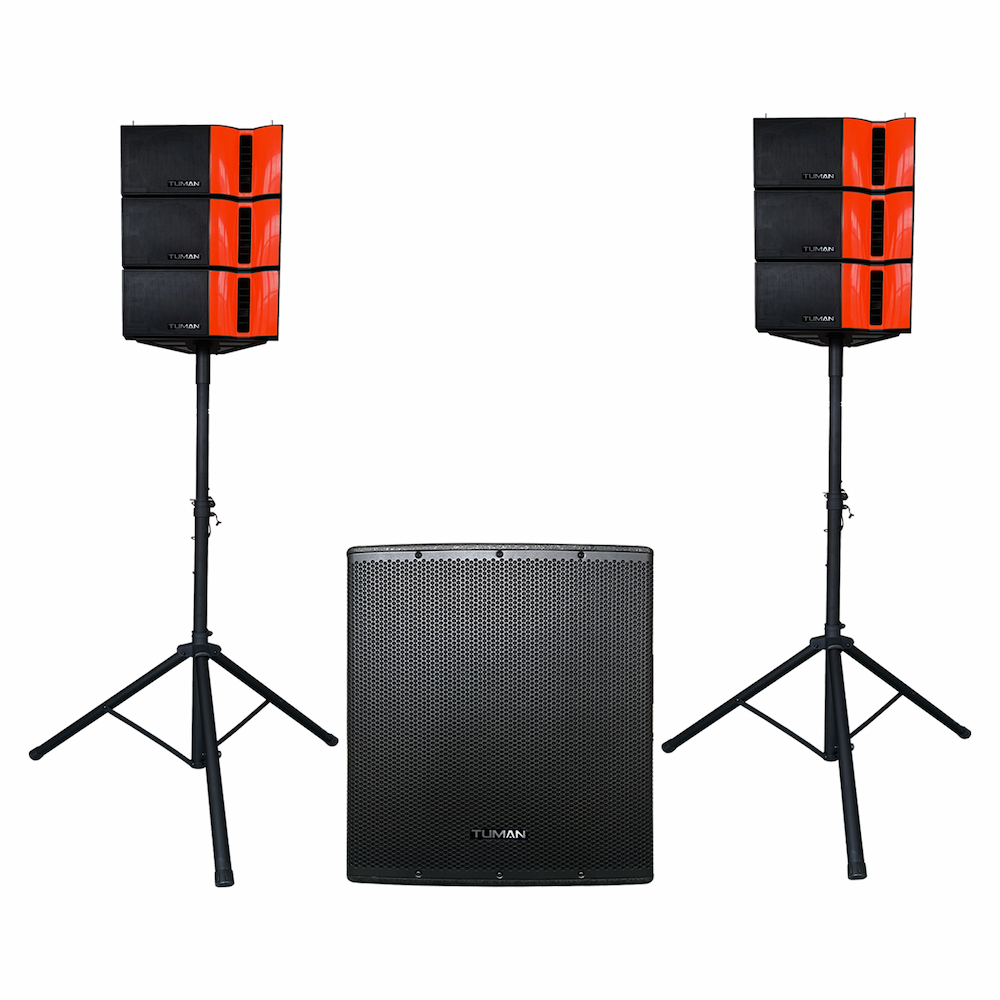 TUMAN TU6618BT SISTEMA PA KARAOKE BAJO 18" 2.1 CANALES