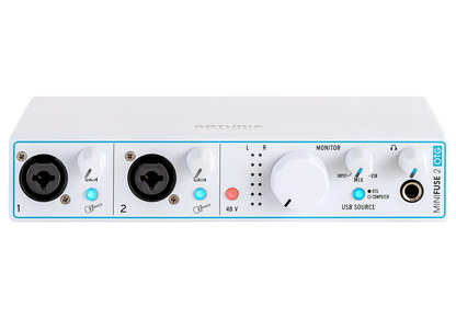 ARTURIA MINIFUSE 2 OTG BLANCA INTERFAZ PARA PC Y DISPOSITIVOS MOVILES