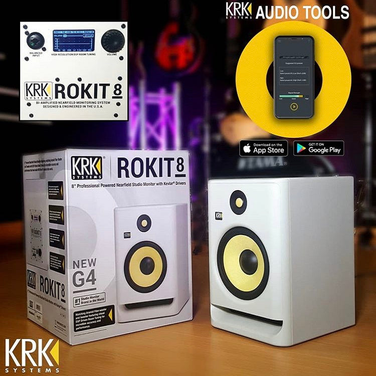 KRK Rokit RP8 G4 Monitor Activo Blanco