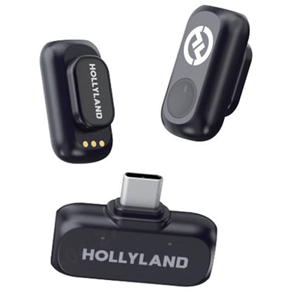HOLLYLAND A1 MINI DUO USB- C MICROFONOS INALAMBRICOS DE SOLAPA