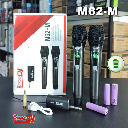 Microfono doble de mano M62M
