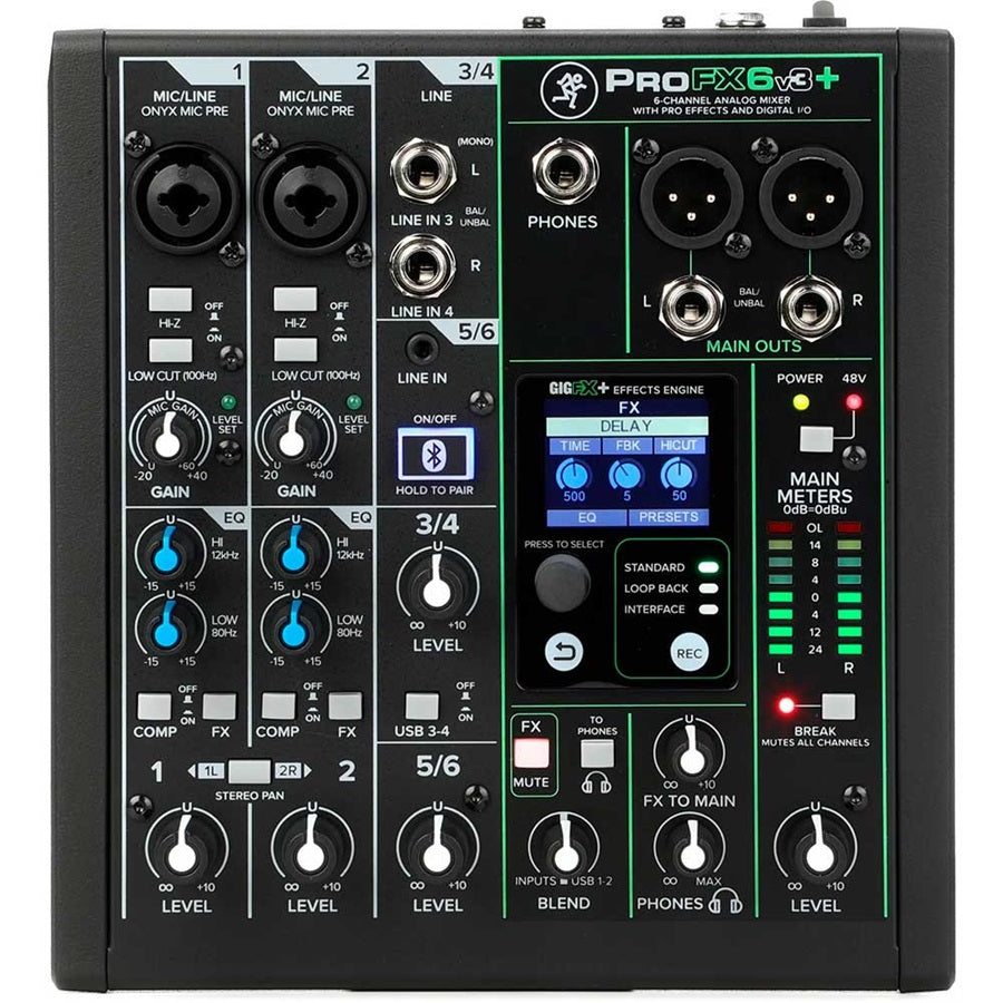 Mezclador mackie PROFX6V3+