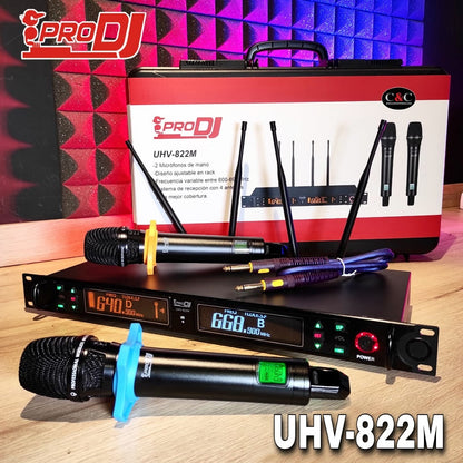 Microfono doble UHV822M