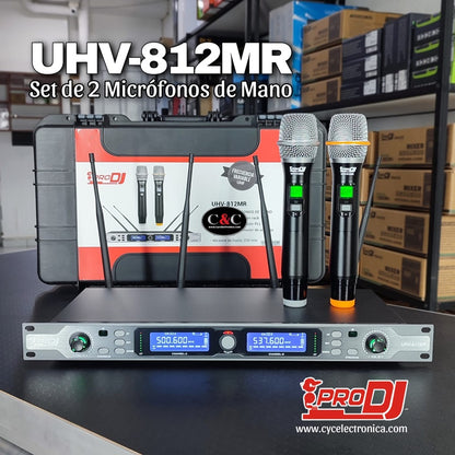 Microfono doble de mano UHV812MR