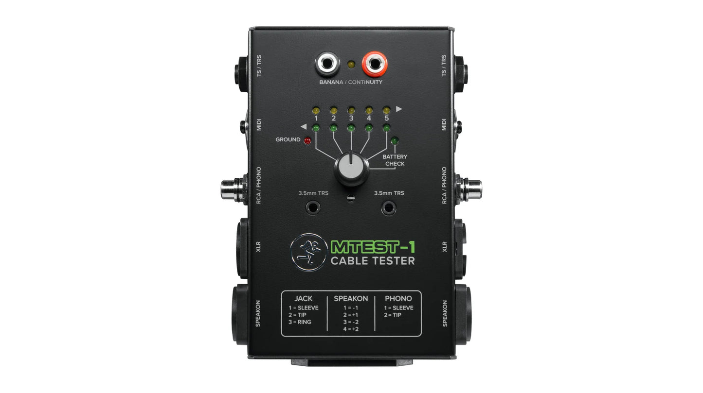 MACKIE MTEST-1 PROBADOR DE  CABLES