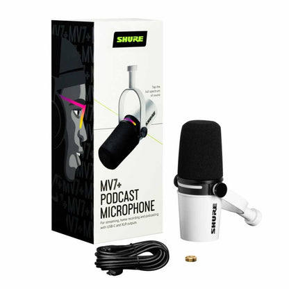 SHURE MV7+W MICROFONO DE PODCAST