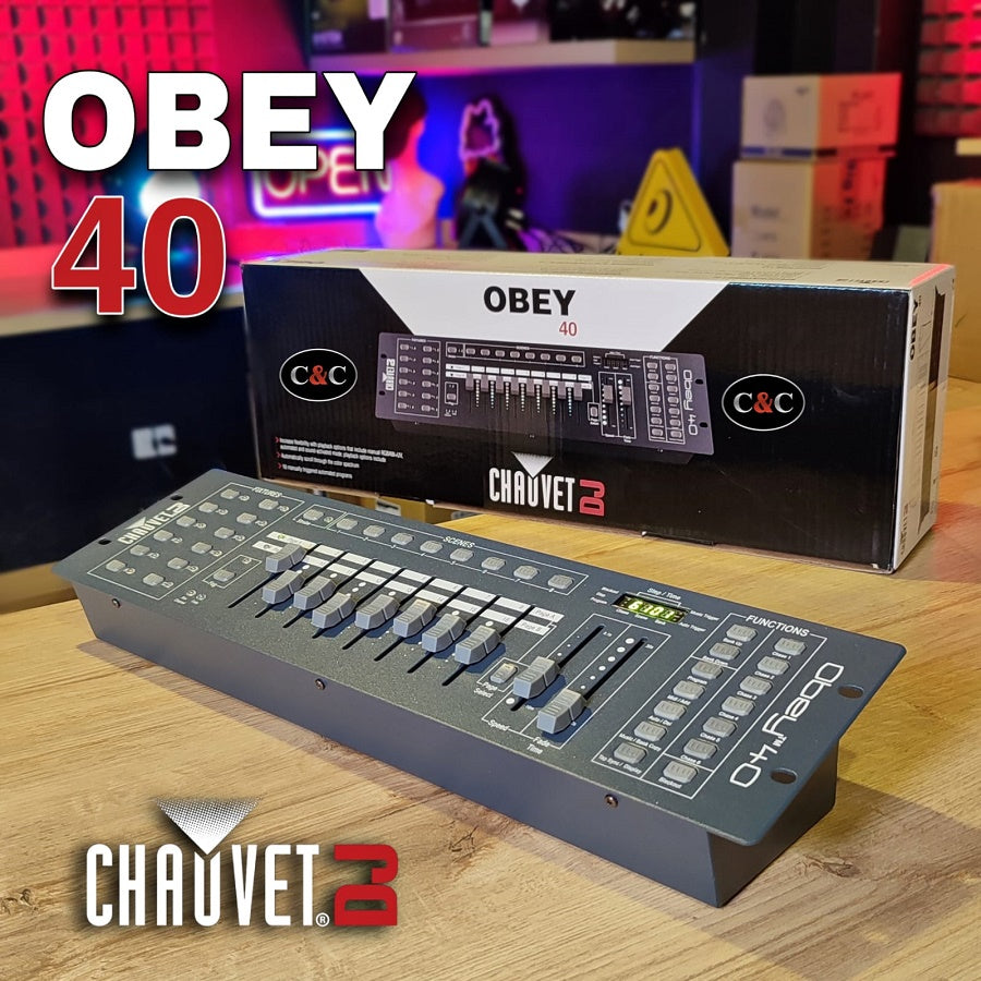 CONTROLADOR DMX CHAUVET OBEY 40