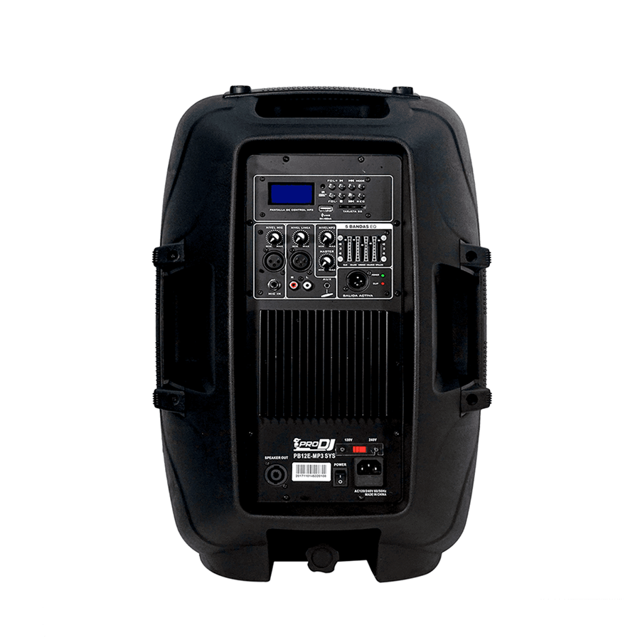 PRO DJ PB12EMP3SYS COMBO CABINA 12''+BASE+MICROFONO