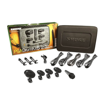 SHURE PGADRUMKIT5 KIT DE BATERIA 5 MICROFONOS