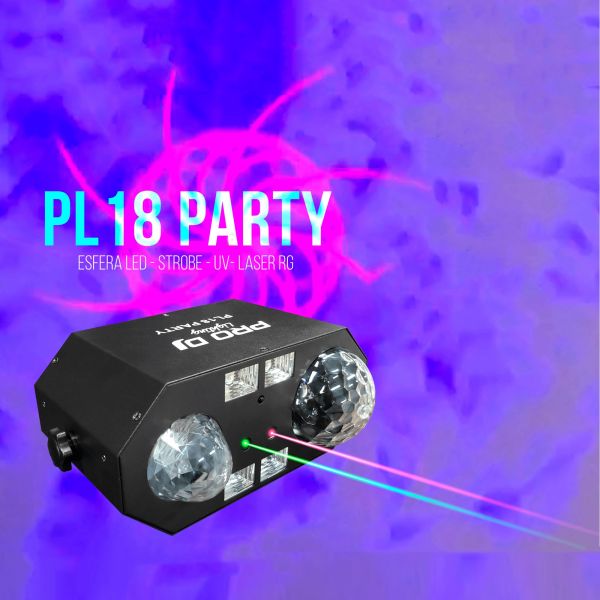 PRODJ LIGHTING PL18 PARTY LUZ MULTI-EFECTOS