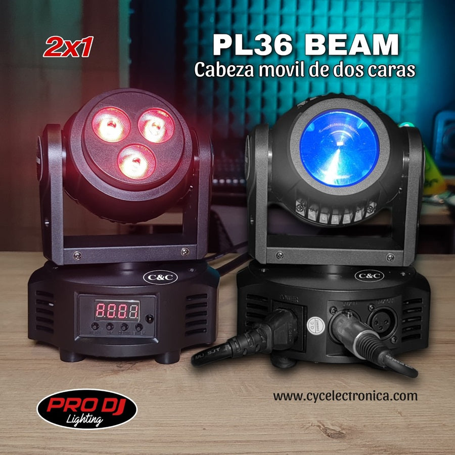 Cabeza movil PL36beam