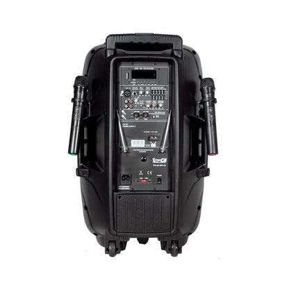 Pro DJ PS15A-MP3-B Cabina activa recargable de 15"