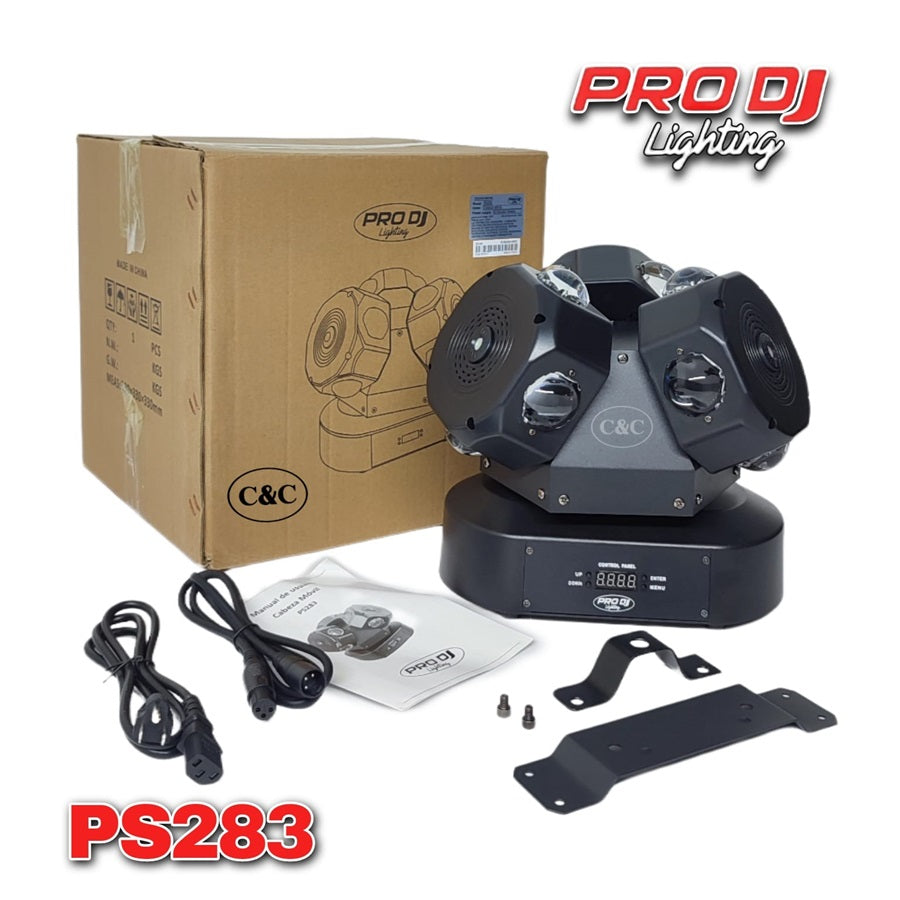 LUZ ROBOTICA TRES CARAS PS283