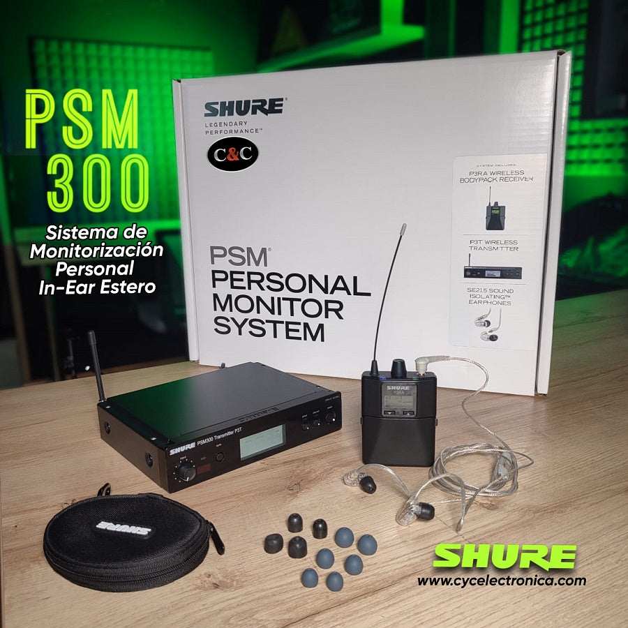 SHURE PSM300 / P3TRA215CL SISTEMA DE MONITOREO