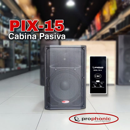 Cabina pasiva de 15 " PIX15