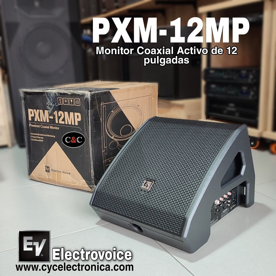 Monitor coaxial autoamplificado de 12" PXM12MP