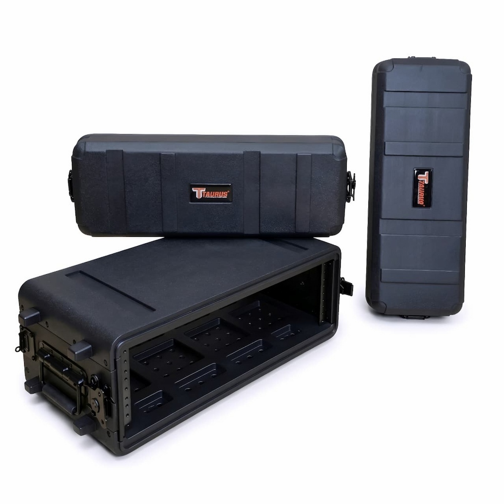 TAURUS 280-3U CASE RACK 3 CUERPOS 2 ESPACIOS PARA MICROFONOS