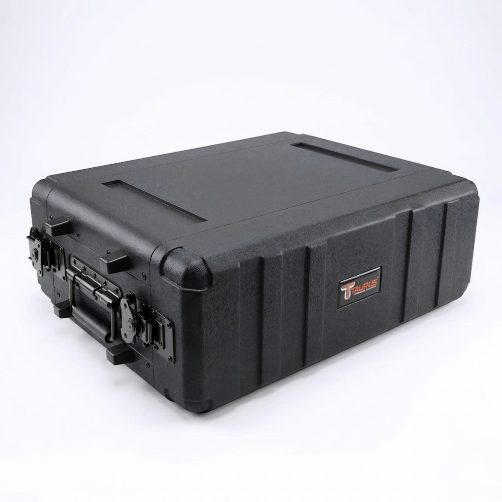TAURUS 280-3U CASE RACK 3 CUERPOS 2 ESPACIOS PARA MICROFONOS
