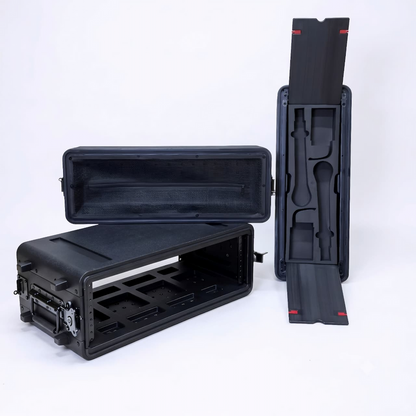 TAURUS 280-3U CASE RACK 3 CUERPOS 2 ESPACIOS PARA MICROFONOS